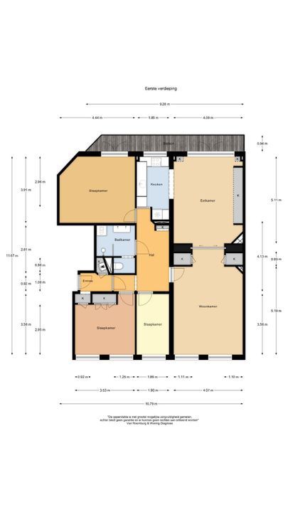 Albrecht Durerstraat 44 1, Amsterdam plattegrond-23