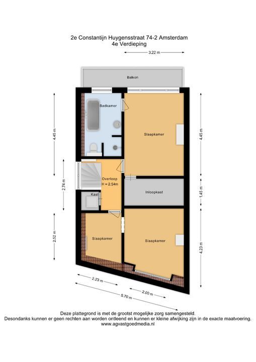 Tweede Constantijn Huygensstraat 74 2, Amsterdam plattegrond-47