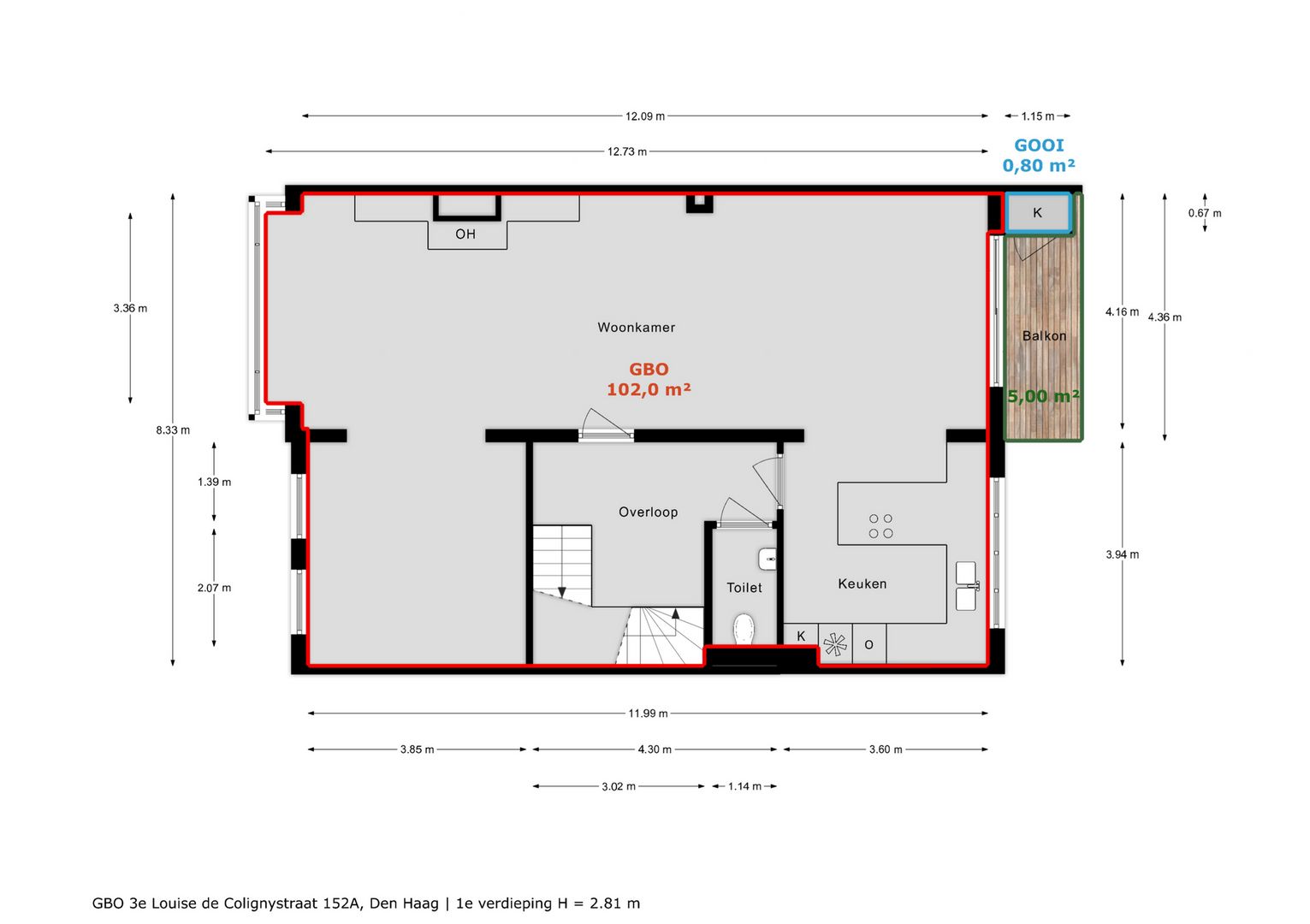 3e Louise de Colignystraat 152 A, Den Haag foto-62