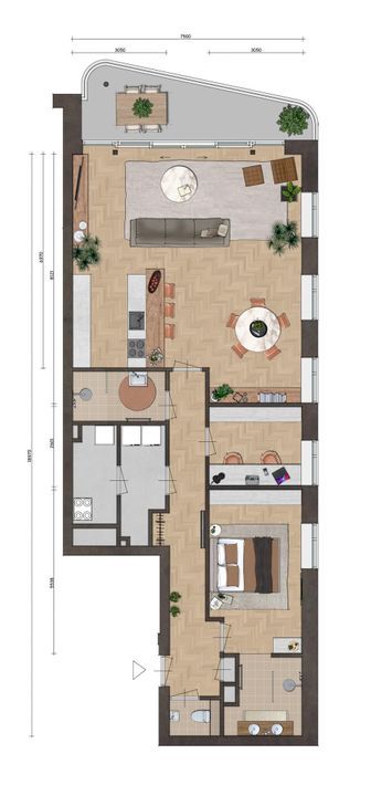 Bosanemoon 0 ong, Middelburg plattegrond-13