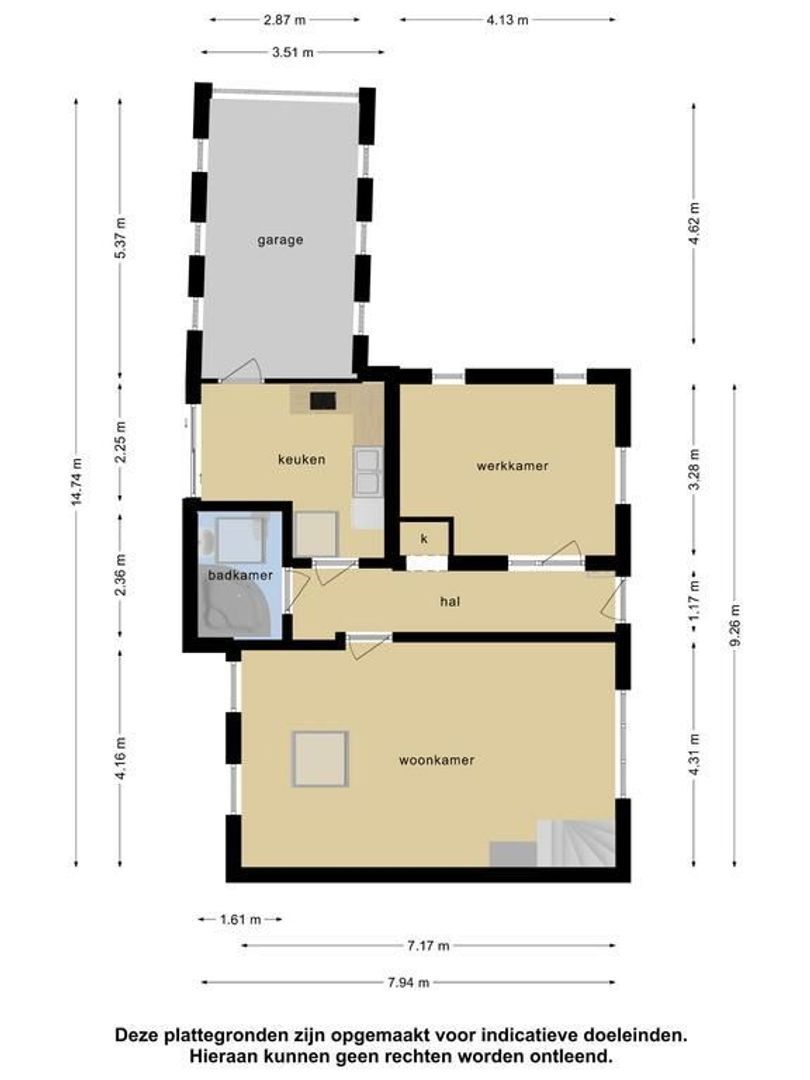 Ooststraat 44, Kortgene plattegrond-21