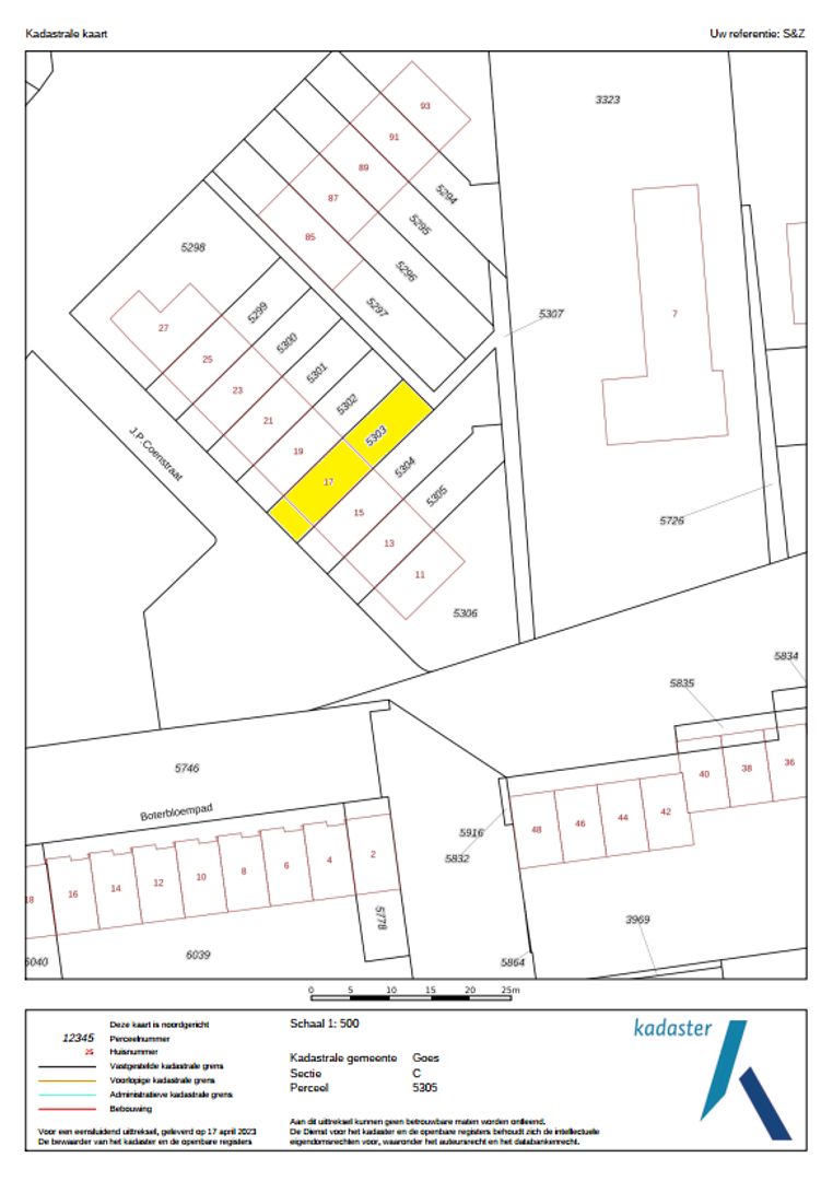 J.P.Coenstraat 13, Goes plattegrond-27
