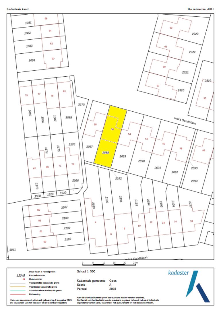 Indira Gandhilaan 56, Goes plattegrond-26