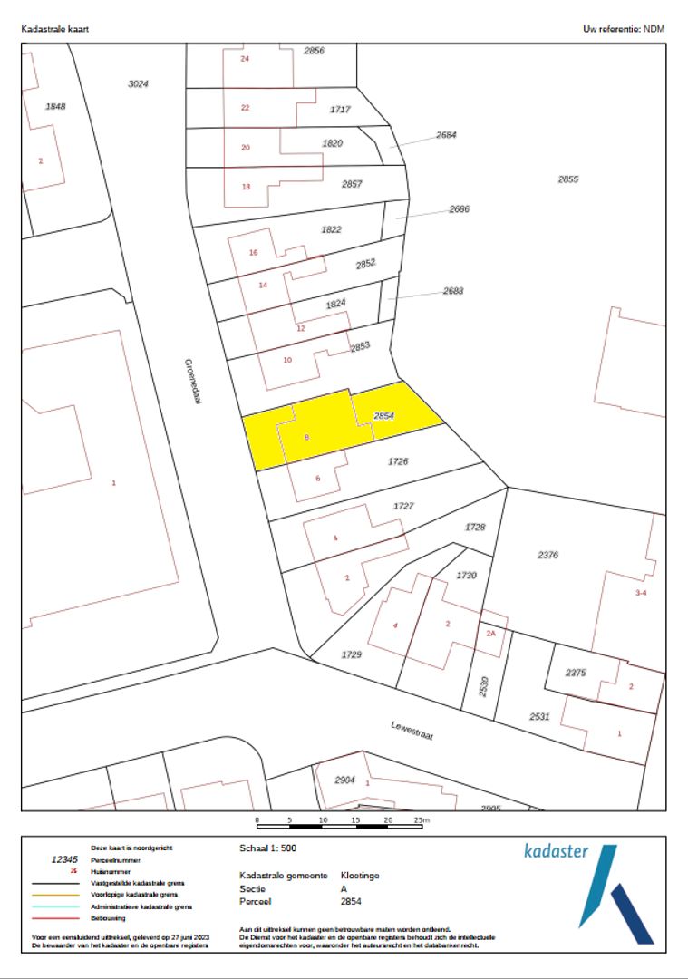 Groenedaal 8, Kloetinge plattegrond-2