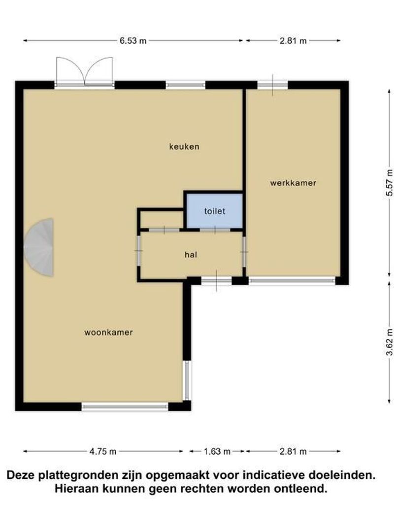 Donkervliet 28, Kruiningen plattegrond-27