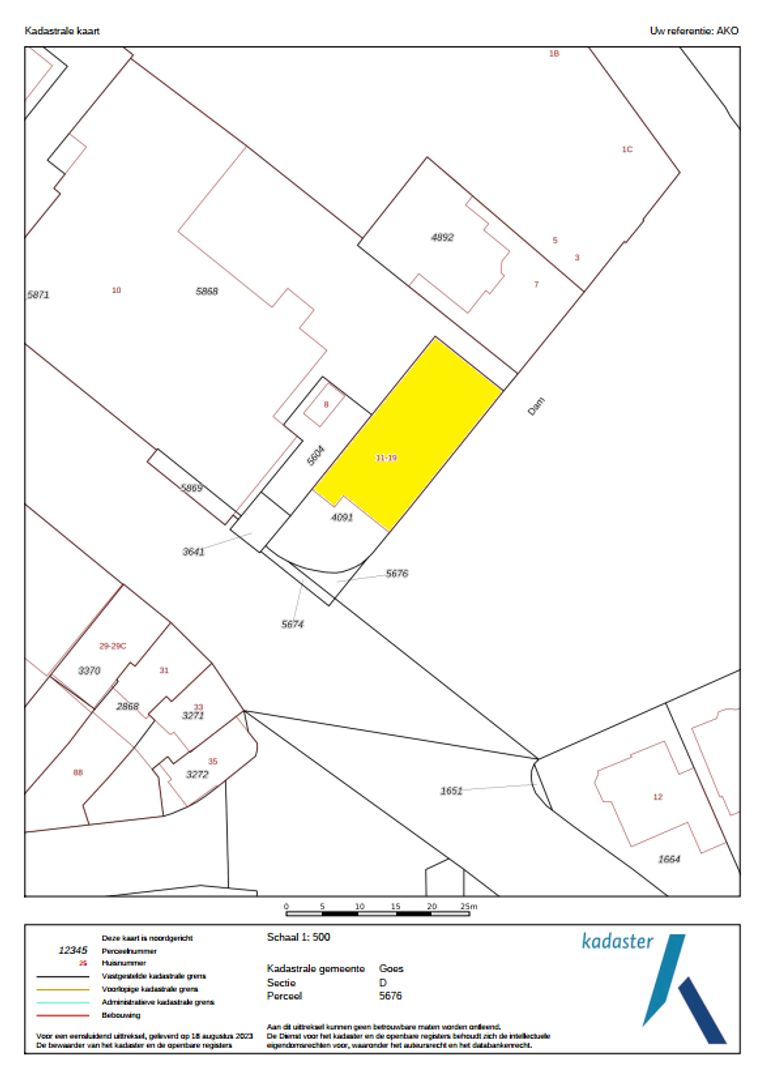 Dam 15, Goes plattegrond-31