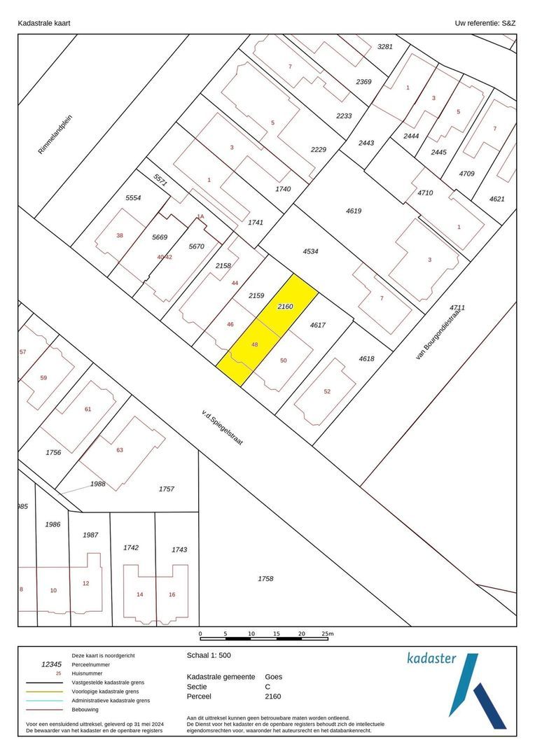 v.d.Spiegelstraat 48, Goes plattegrond-25