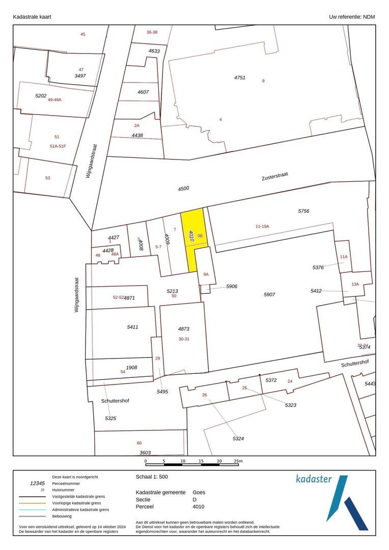 Zusterstraat 9 B, Goes plattegrond-23