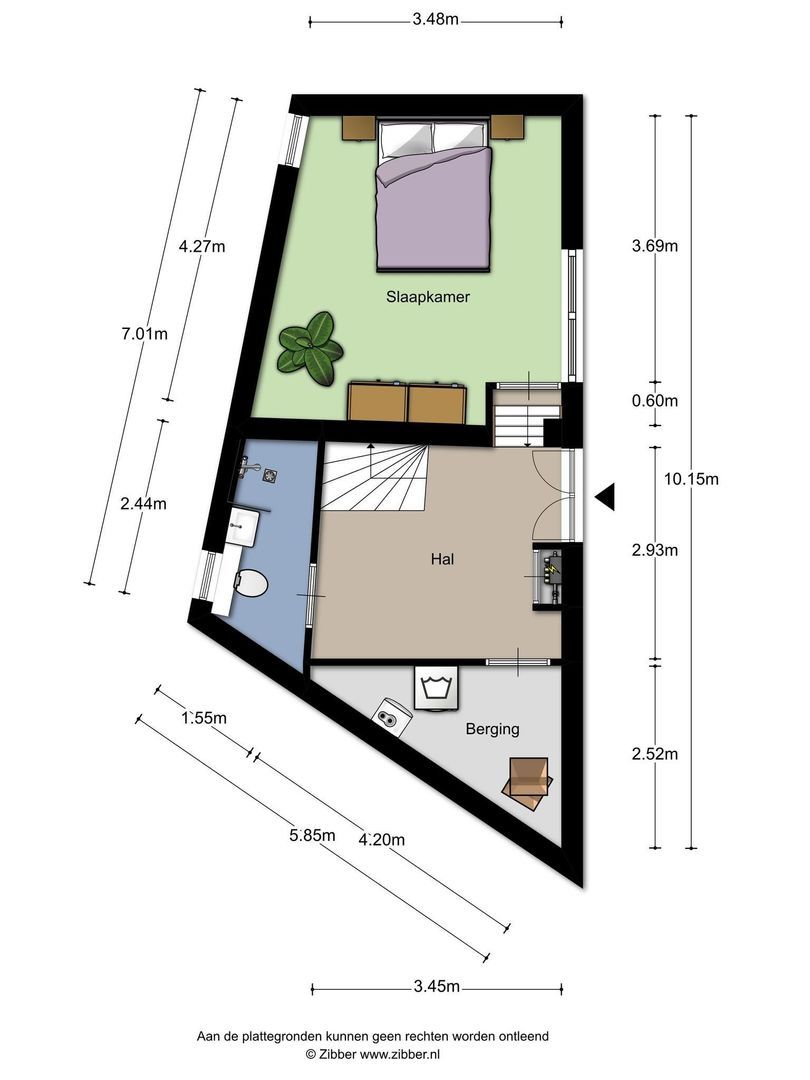 Smidsbolwerk 1 A, Middelburg plattegrond-19