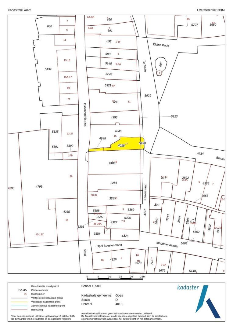 Turfkade 17, Goes plattegrond-41