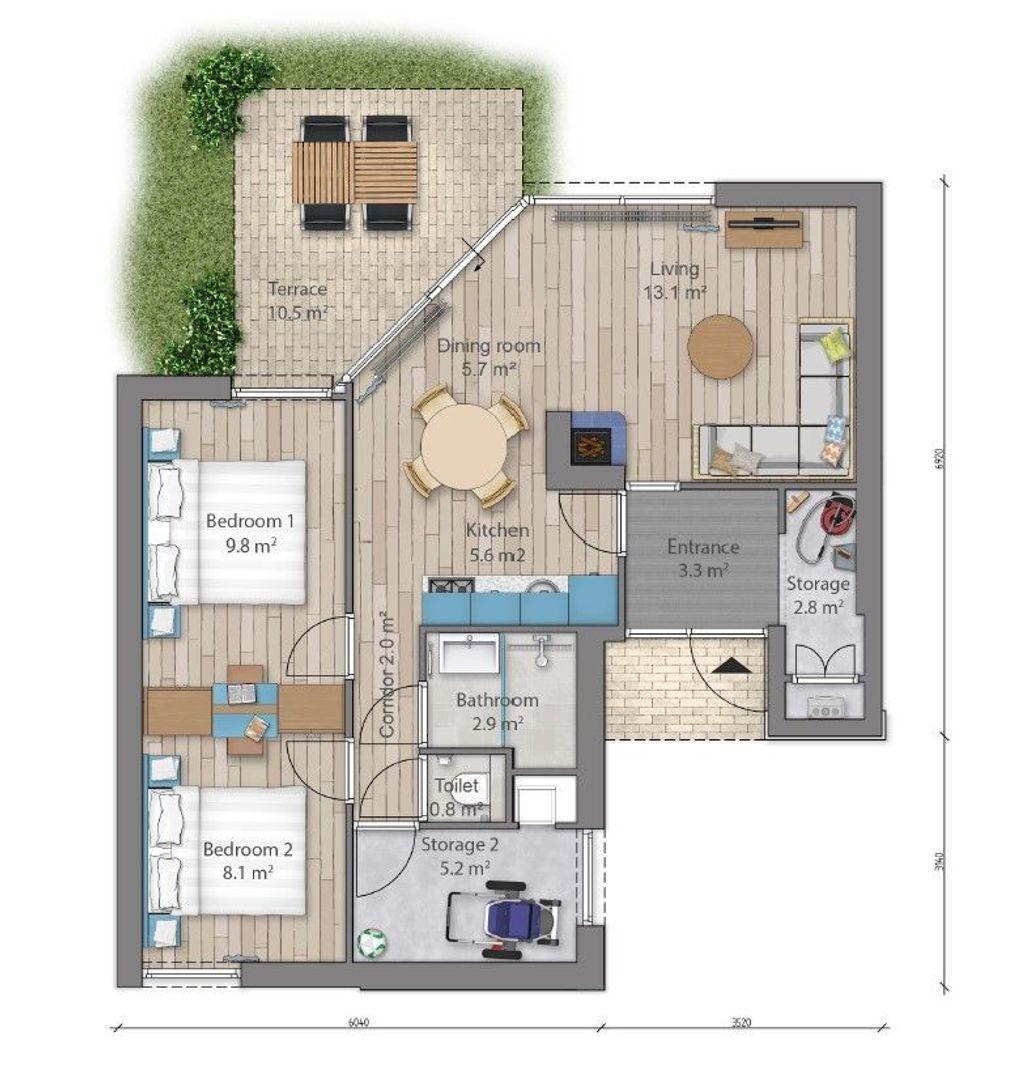Slingerweg 1 108, Zeewolde plattegrond-9
