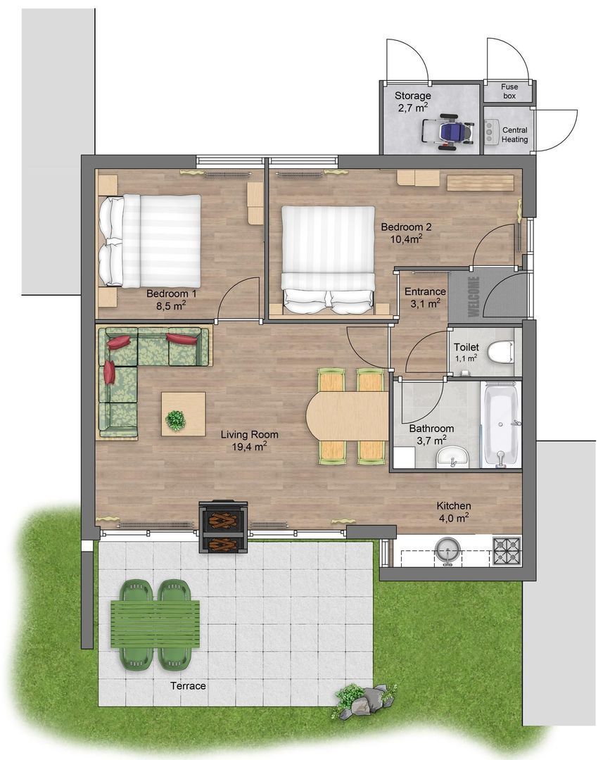 Peelheideweg 25 507, America plattegrond-28