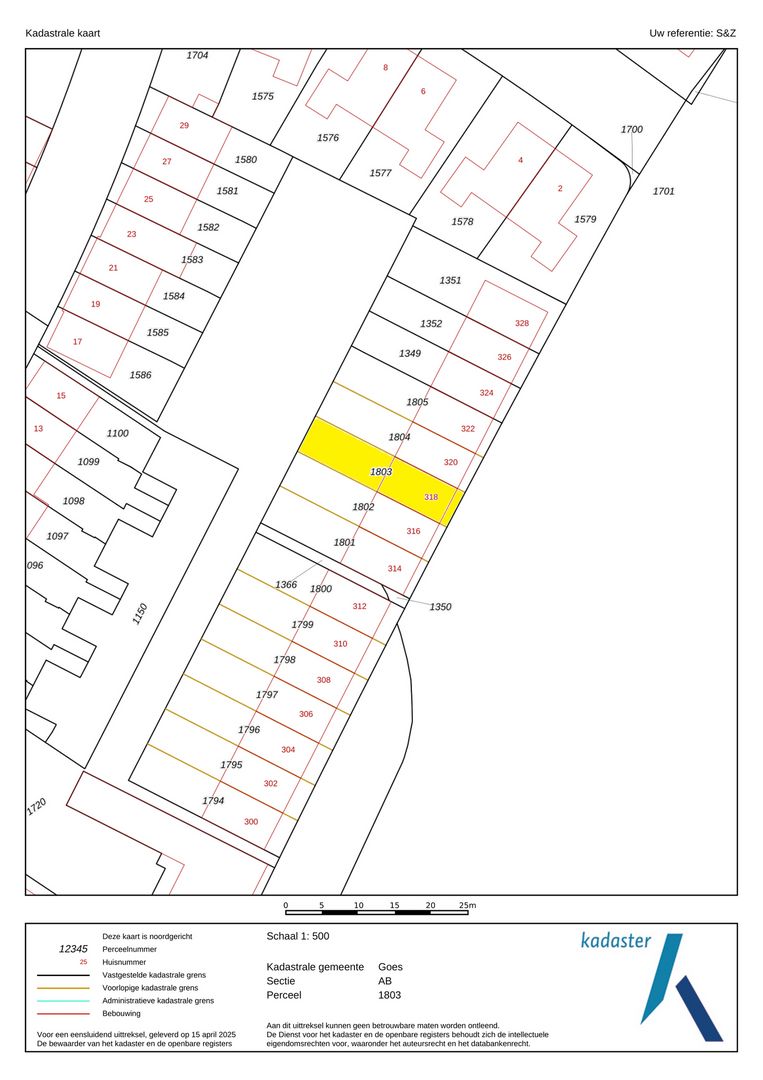 Houtkade 318, Goes plattegrond-41