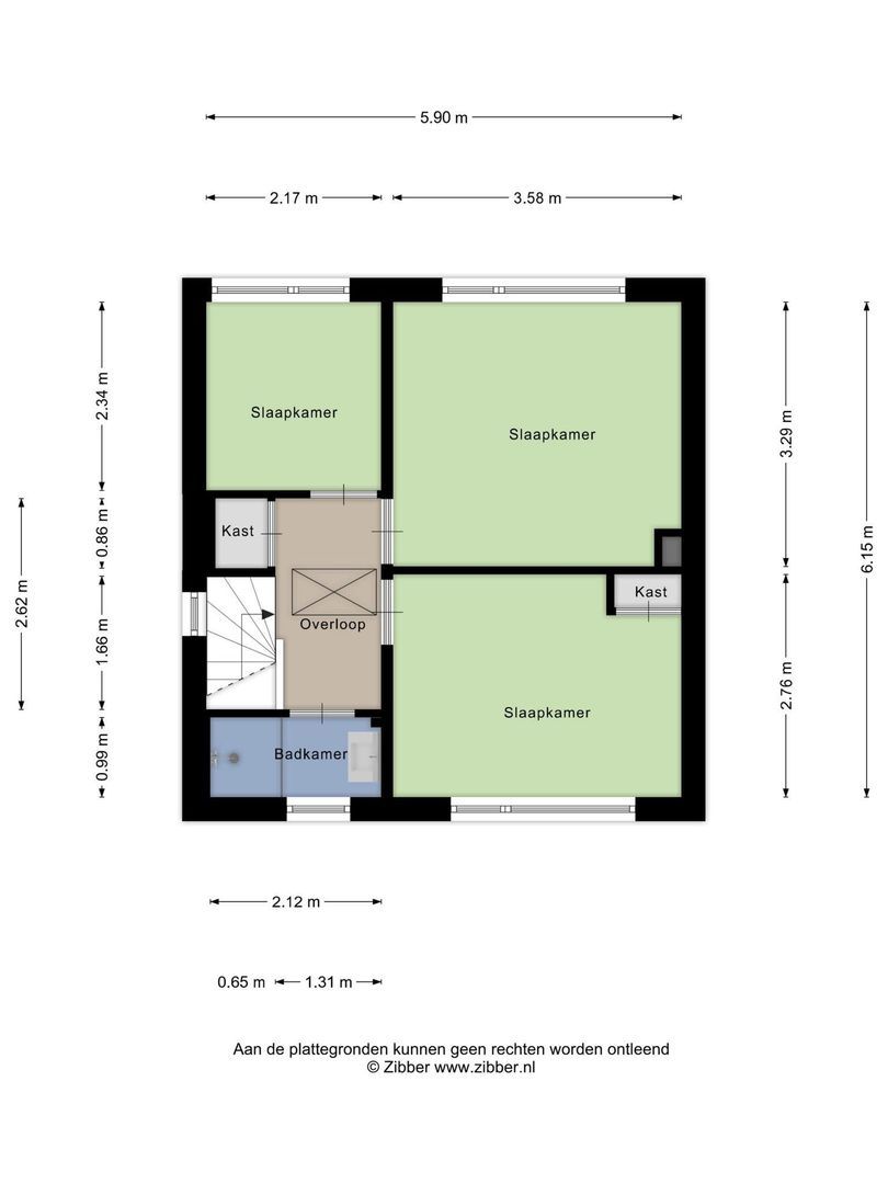 Achter de Kerk 1, Nieuw- En Sint Joosland plattegrond-30