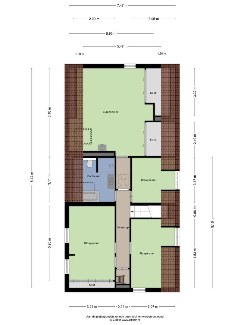 Siguitsedijk 6, Kwadendamme plattegrond-45