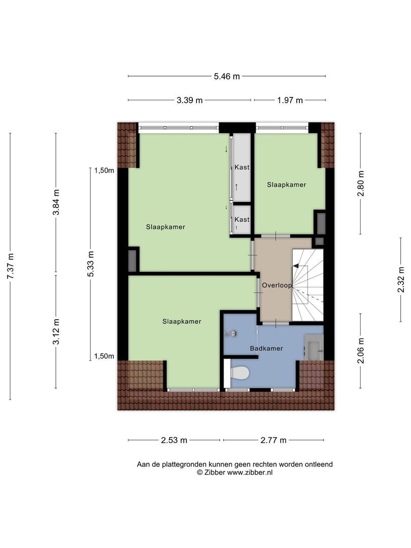 Scheldestraat 45, Goes plattegrond-32