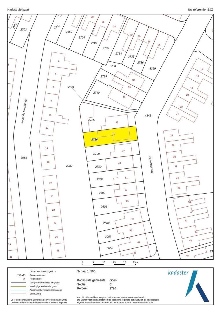 Scheldestraat 45, Goes plattegrond-32