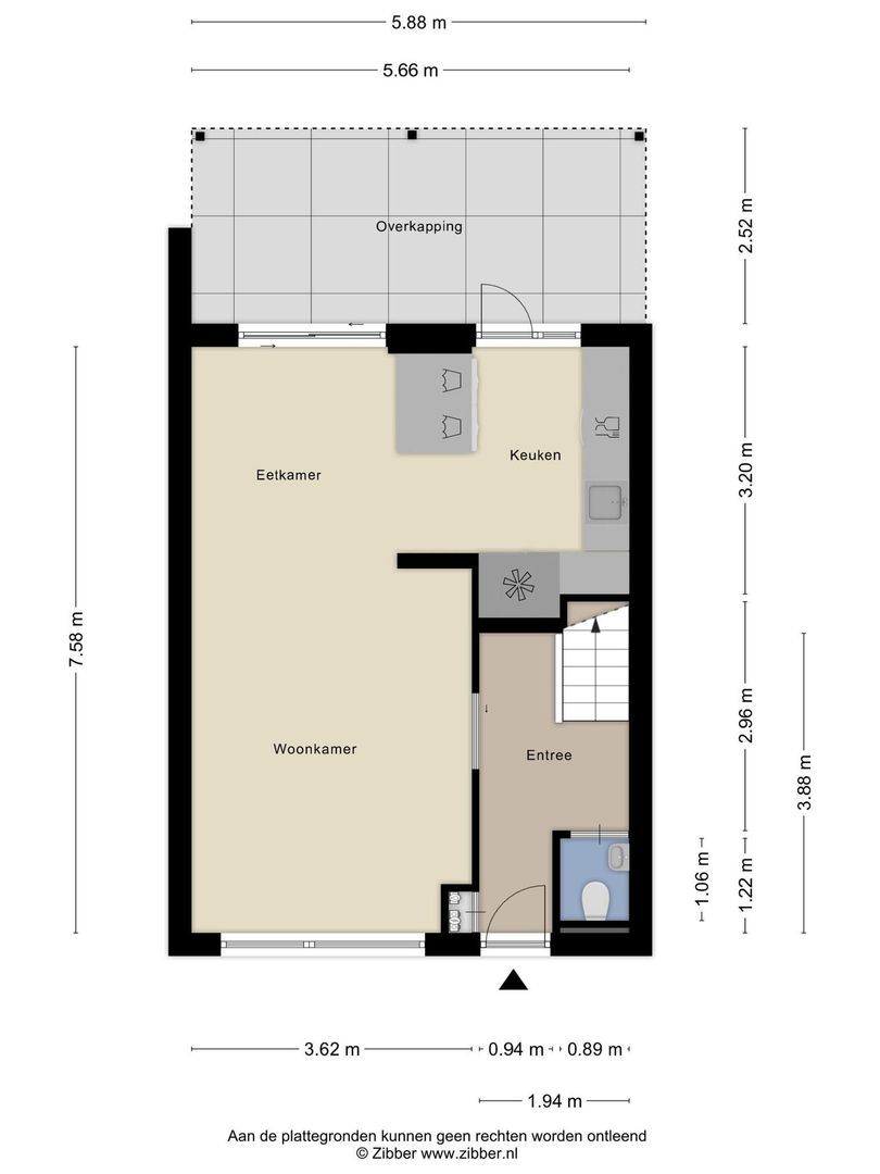 Perzikstraat 6, Goes plattegrond-35