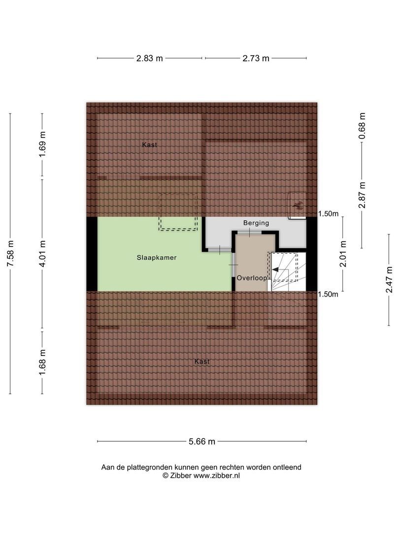 Perzikstraat 6, Goes plattegrond-35