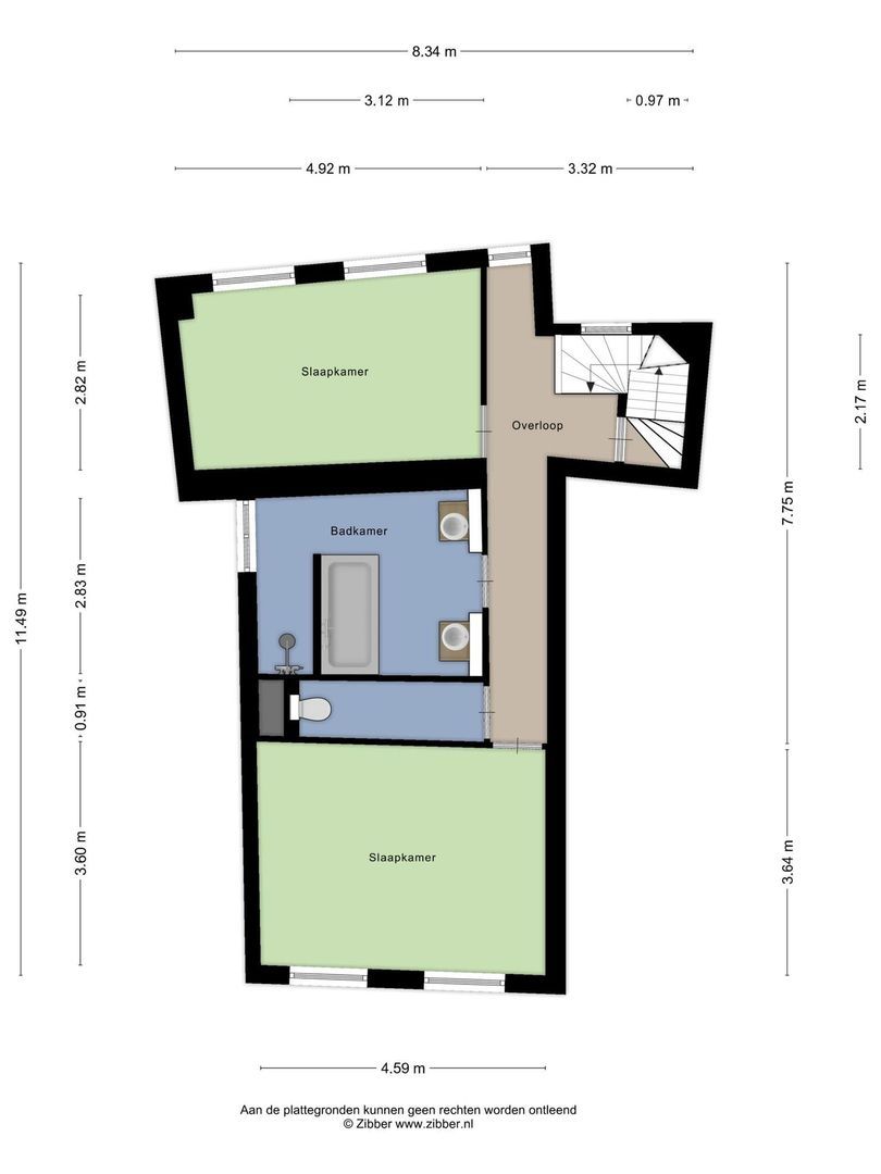 Grote Kade 26, Goes plattegrond-45