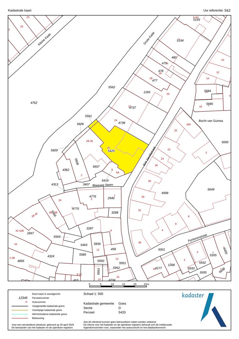Grote Kade 26, Goes plattegrond-45
