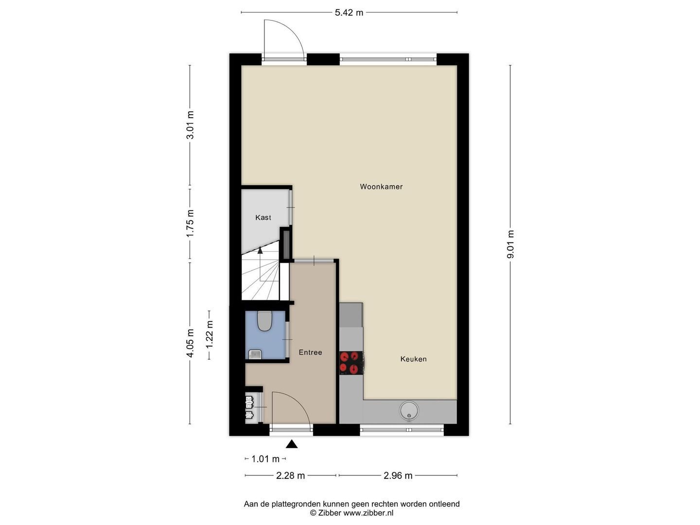 Floddertje 27, Kapelle plattegrond-29