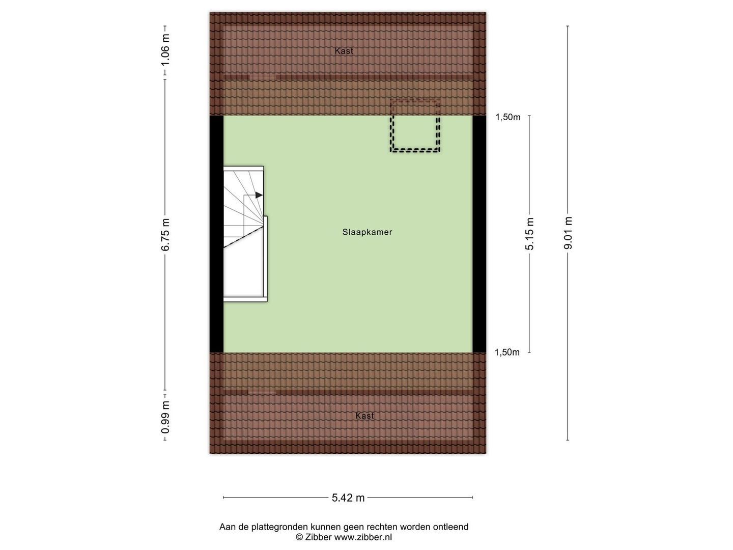 Floddertje 27, Kapelle plattegrond-29