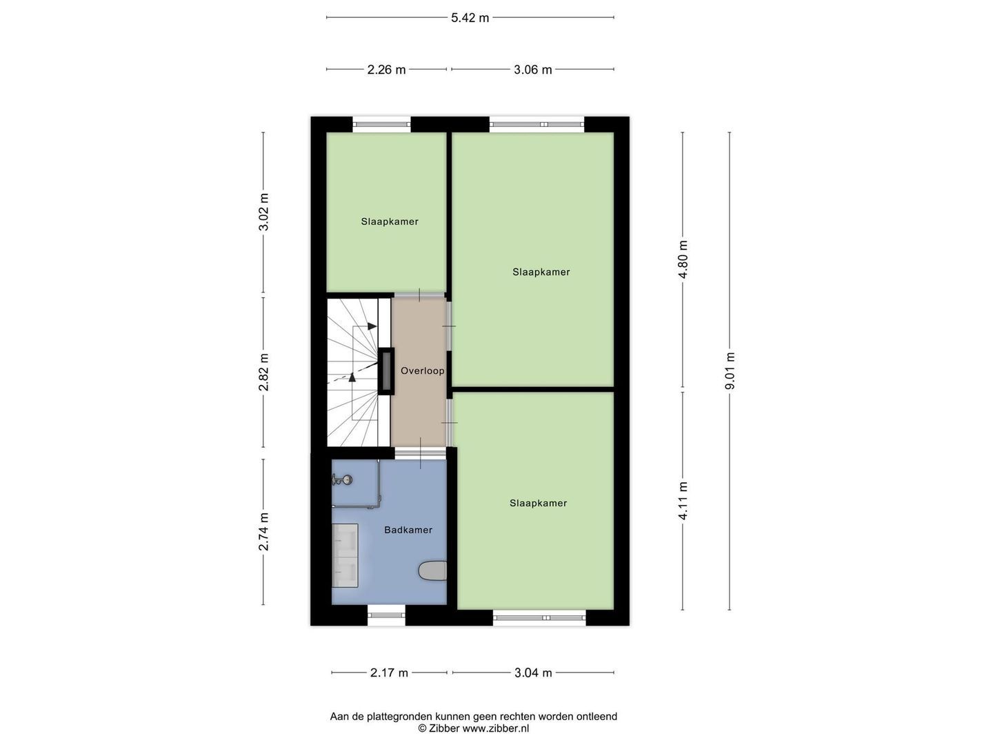 Floddertje 27, Kapelle plattegrond-29
