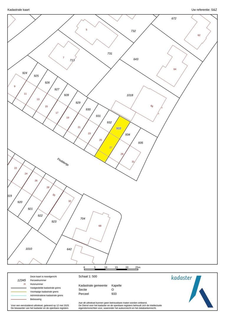 Floddertje 27, Kapelle plattegrond-29
