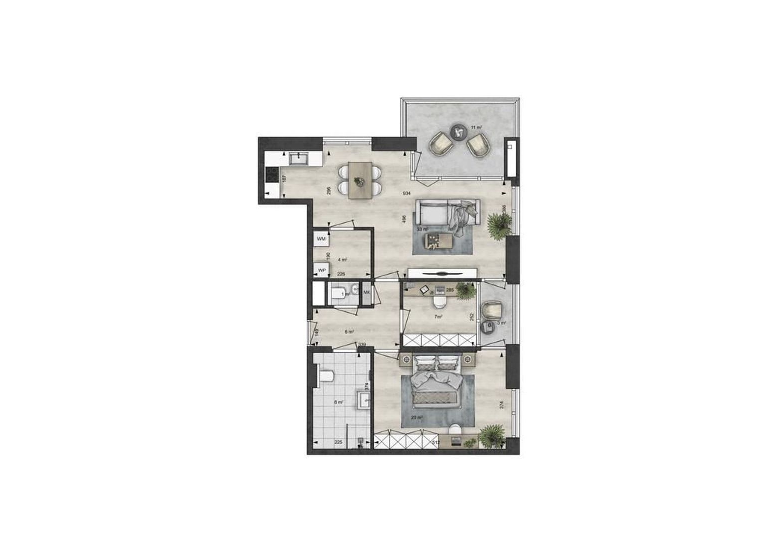 Westhavendijk 135, Goes plattegrond-20
