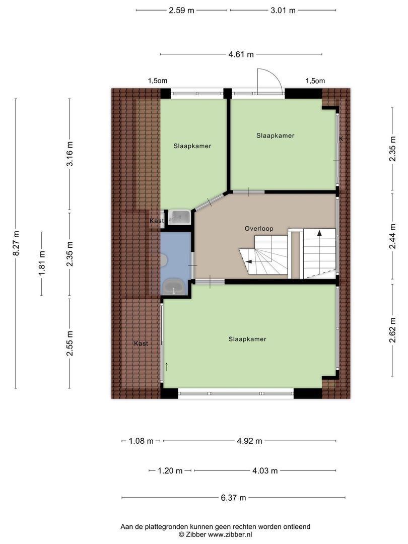Biezelingsestraat 86, Kapelle plattegrond-36