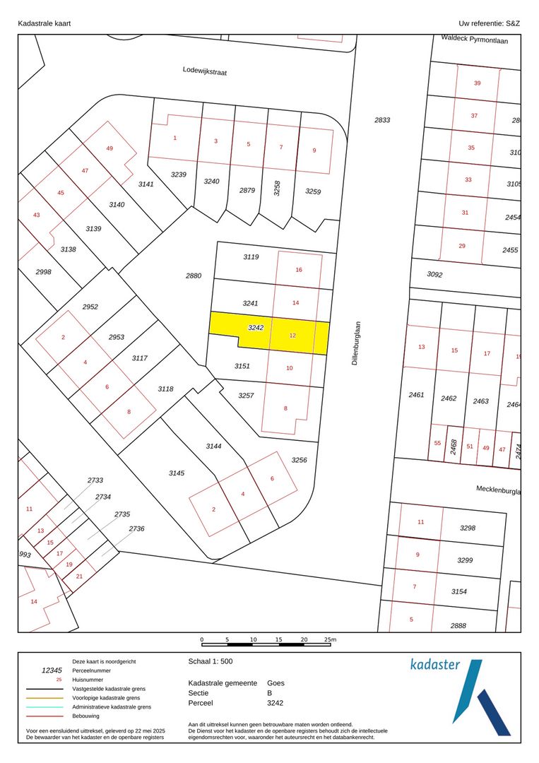 Dillenburglaan 12, Goes plattegrond-31
