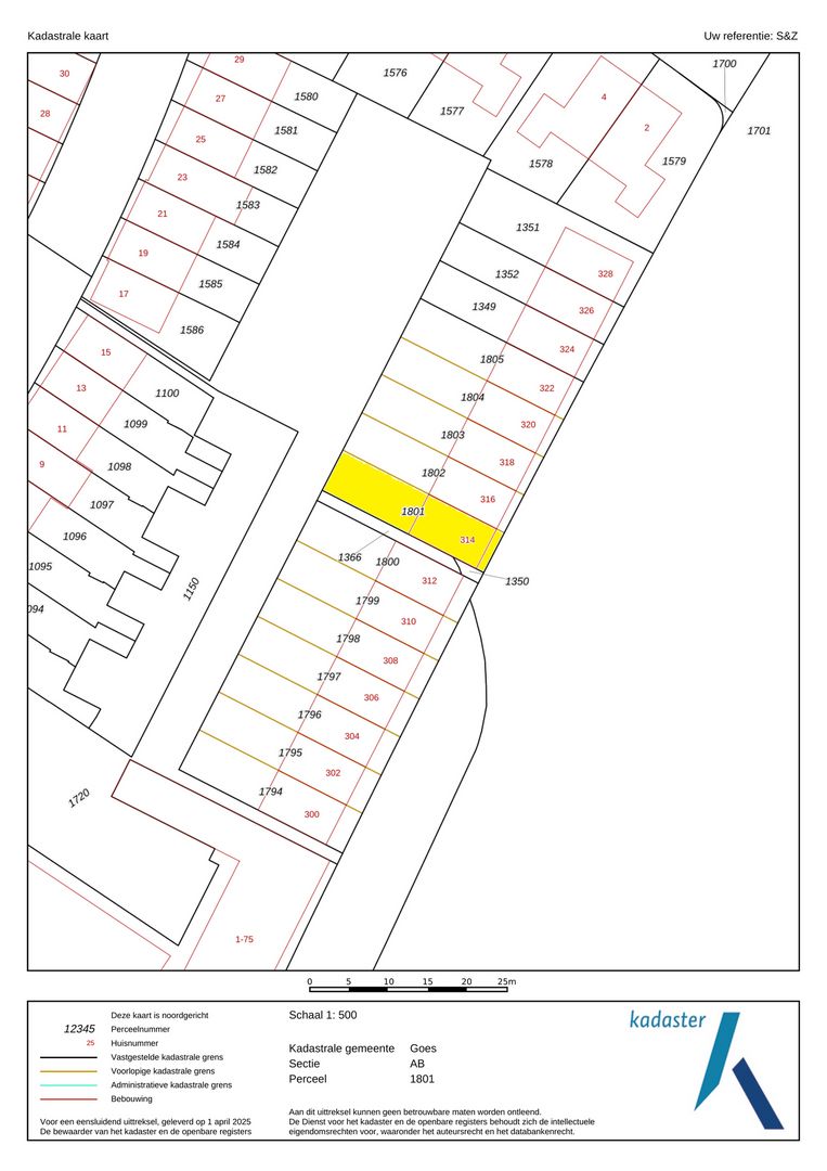 Houtkade 314, Goes plattegrond-35
