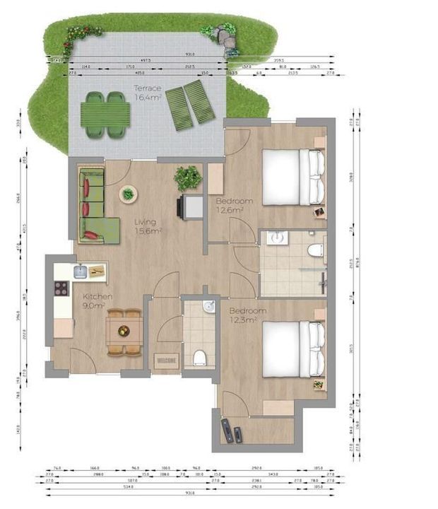 Center Parcs Park Hochsauerland 519, Medebach plattegrond-12