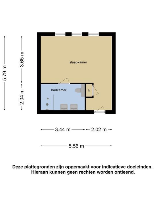 Hogeweg 55 214, Burgh-Haamstede plattegrond-18