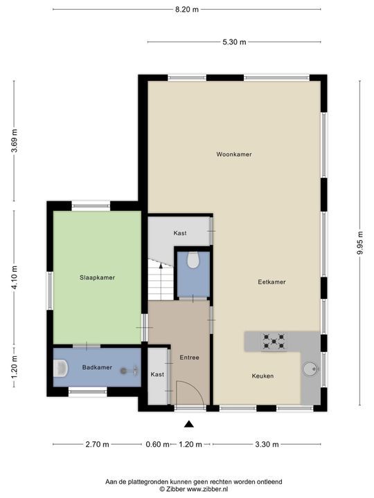 Zeedijk 2 509, Uitdam plattegrond-23