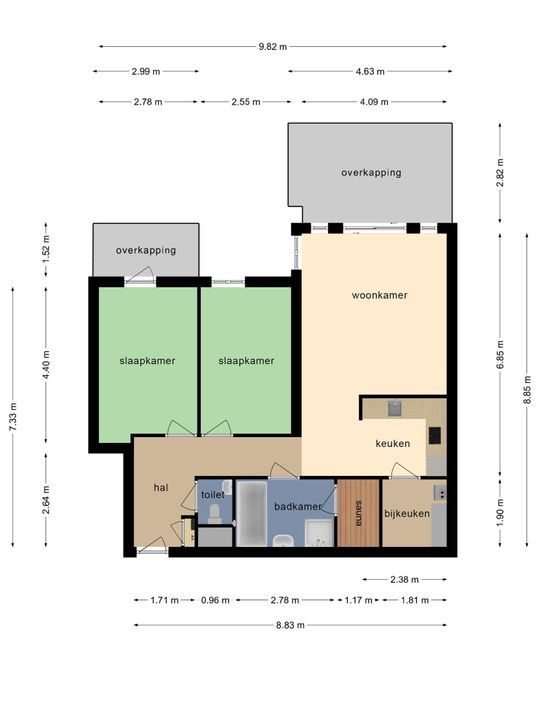 Slingerweg 3 H 7, Zeewolde plattegrond-18