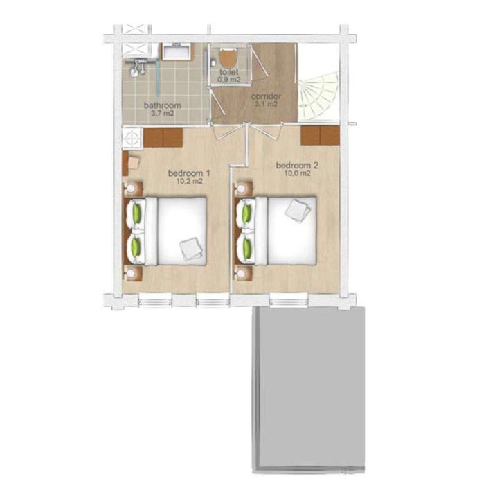 Port Zelande 845, Ouddorp plattegrond-16