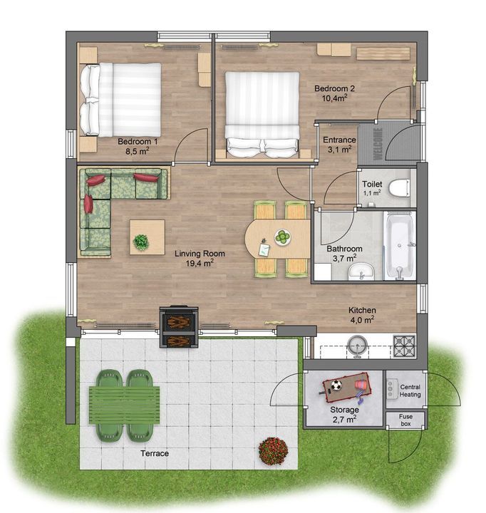 Peelheideweg 25 533, America plattegrond-23