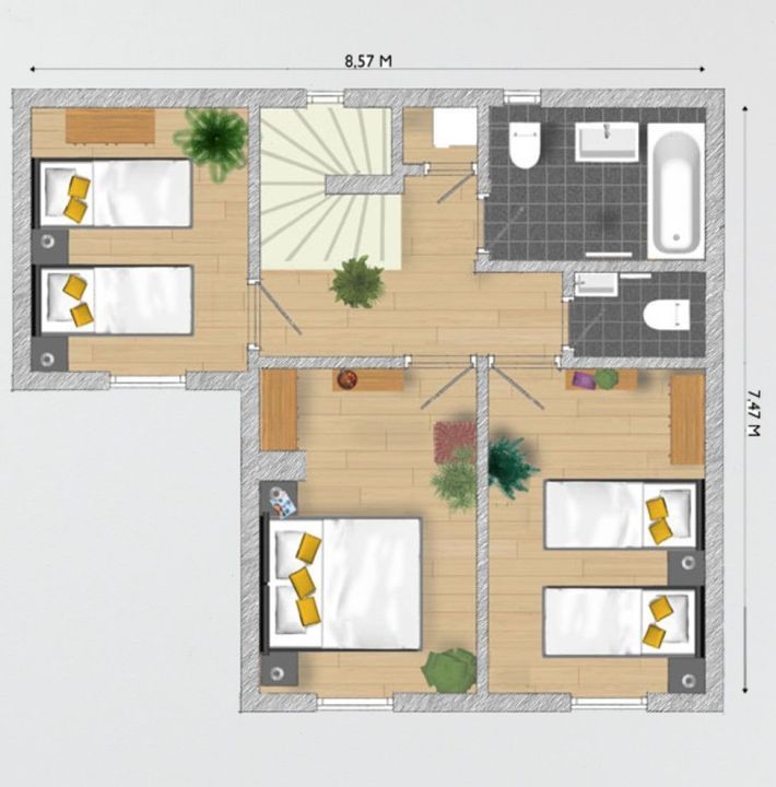 Center Parcs Park Bostalsee 308 0 ong, Nohfelden plattegrond-26