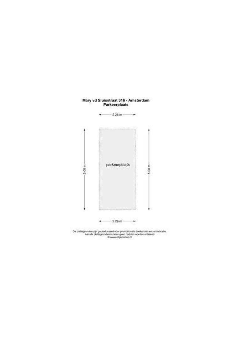 Mary van der Sluisstraat 316 +P, Amsterdam plattegrond-31