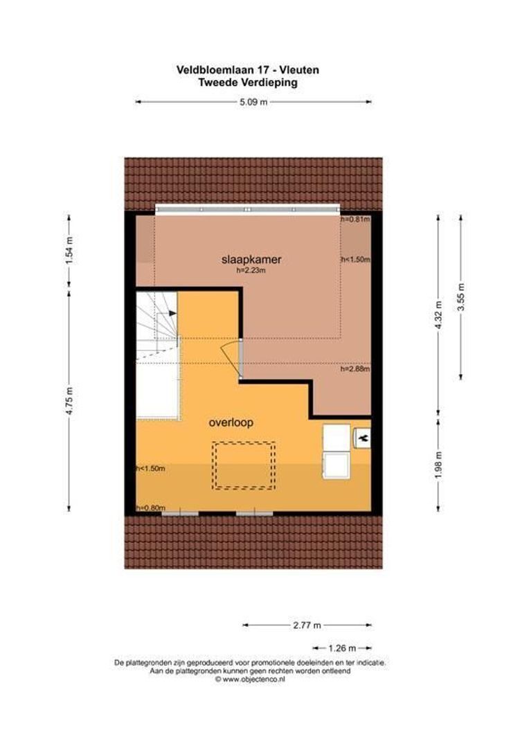 Veldbloemlaan 17, Vleuten plattegrond-32