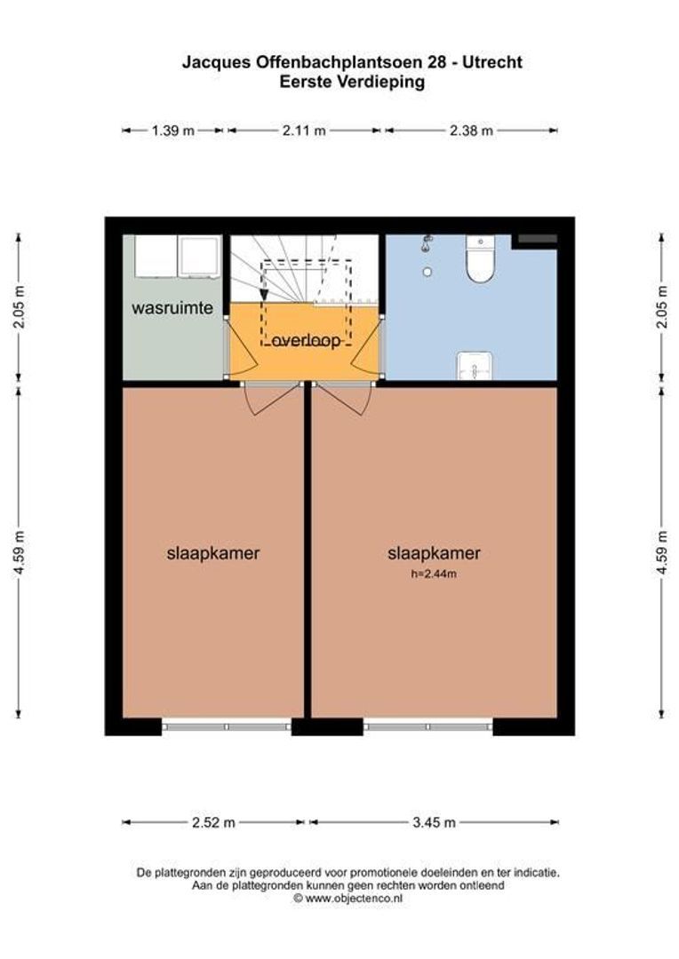 Jacques Offenbachplantsoen 29, Utrecht plattegrond-29