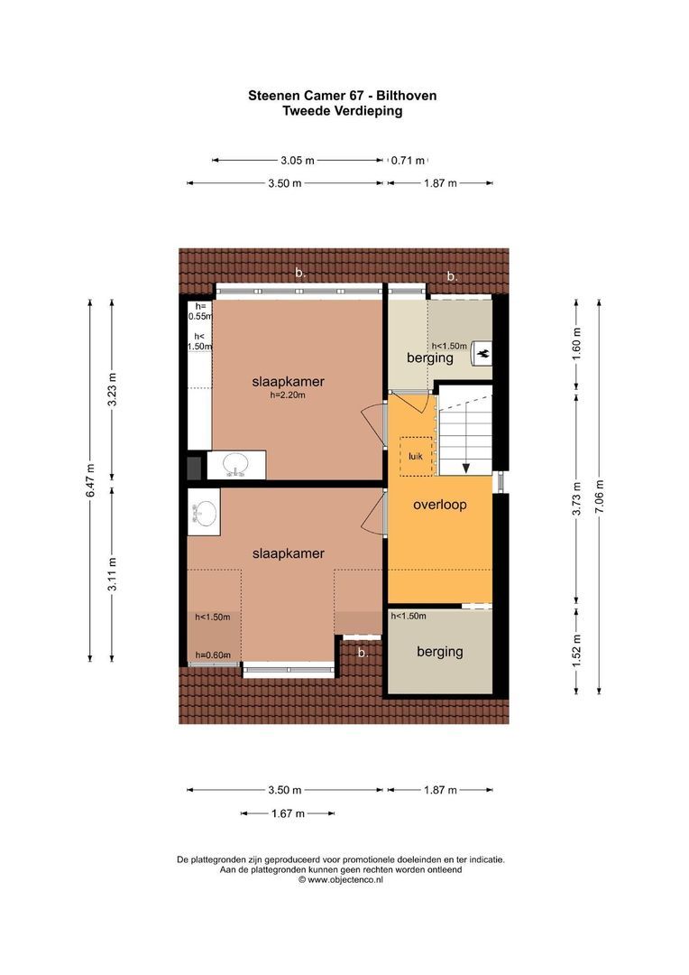 Steenen Camer 67, Bilthoven plattegrond-36