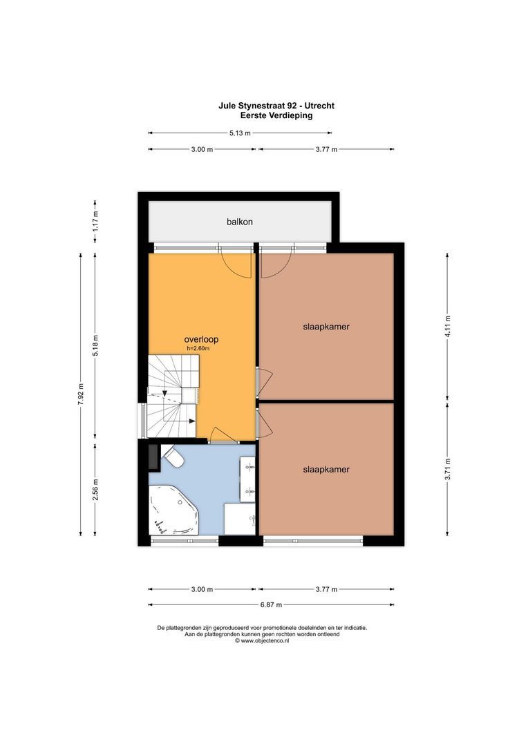 Jule Stynestraat 92, Utrecht plattegrond-65