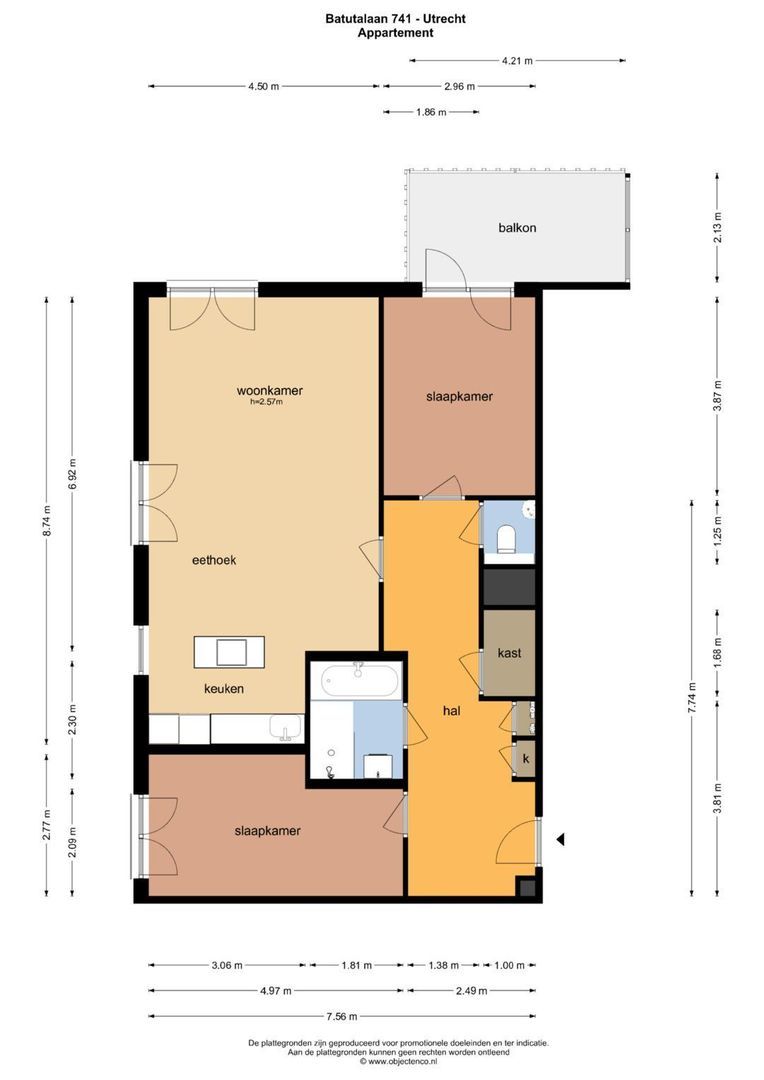 Battutalaan 741, Utrecht plattegrond-37