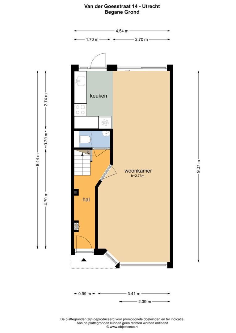 Van der Goesstraat 14, Utrecht plattegrond-44