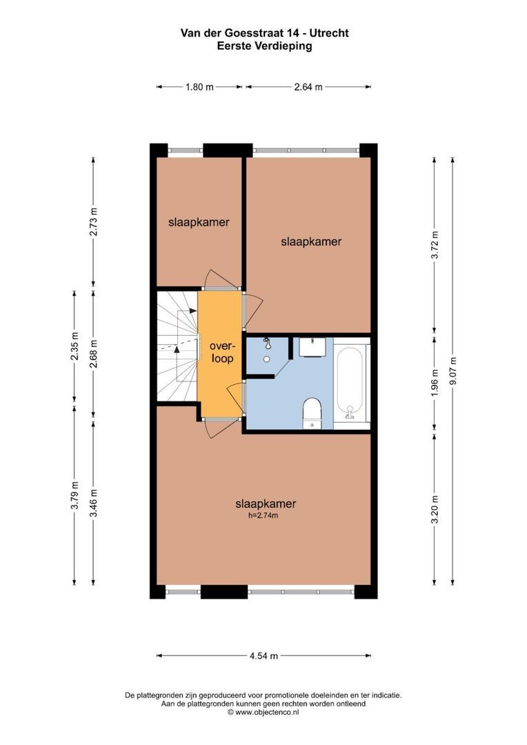 Van der Goesstraat 14, Utrecht plattegrond-44