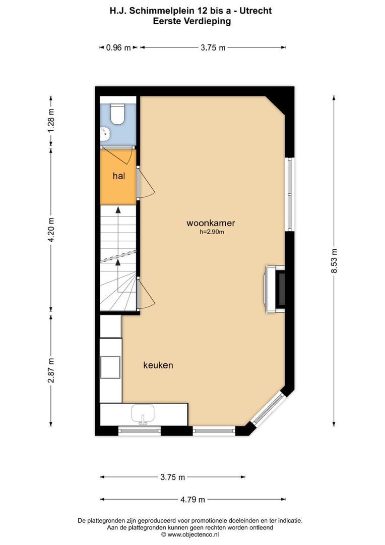 H.J. Schimmelplein 12 BSA, Utrecht plattegrond-29