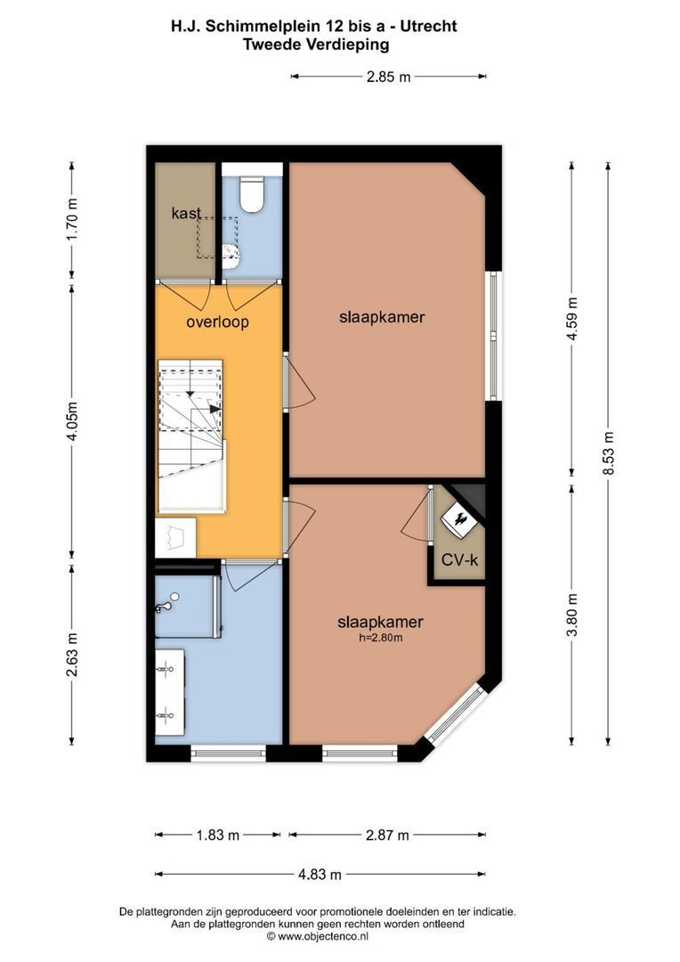 H.J. Schimmelplein 12 BSA, Utrecht plattegrond-29